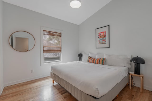 203 N 9th St Unit A/B, Nashville, TN 37206 - bedroom with vaulted ceiling and light wood-type flooring