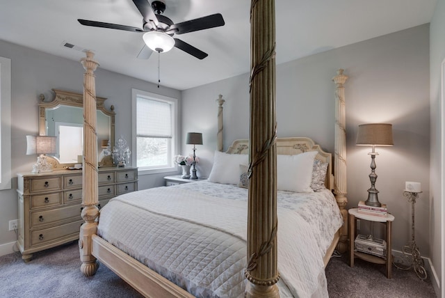 588 Davis Valley Dr, Columbia, TN 38401 - bedroom with carpet and ceiling fan