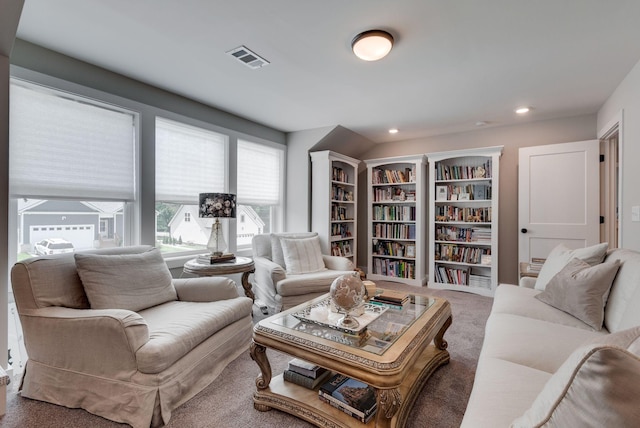 588 Davis Valley Dr, Columbia, TN 38401 - carpeted living area with recessed lighting