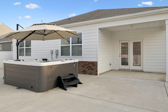 8044 Typhani Way, White House, TN 37188 - view of patio with a hot tub