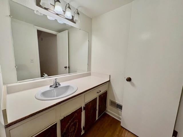 214 Old Hickory Blvd Unit 132, Nashville, TN 37221 - bathroom featuring wood finished floors and vanity