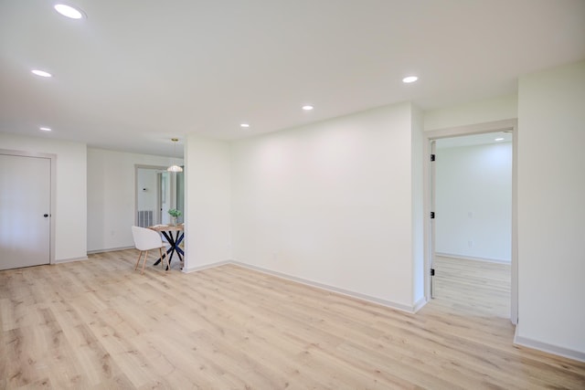 445 High Point Rd, Clarksville, TN 37042 - empty room with light wood-style floors and recessed lighting