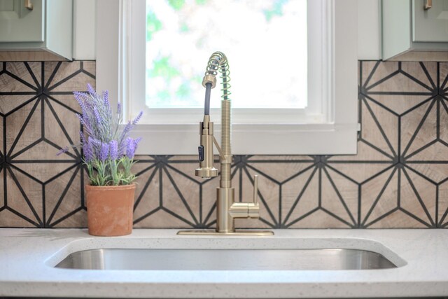 445 High Point Rd, Clarksville, TN 37042 - kitchen view of decorative backsplash and light stone counters
