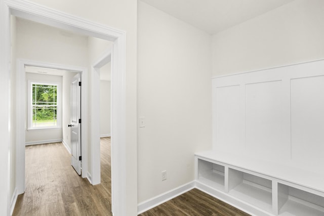 4026 Rampart Way, Spring Hill, TN 37174 - mudroom with dark wood-type flooring and baseboards
