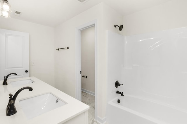 4026 Rampart Way, Spring Hill, TN 37174 - bathroom with tub / shower combination and double vanity