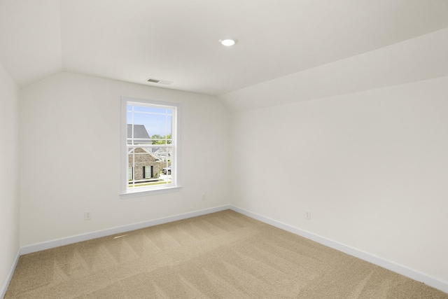 4026 Rampart Way, Spring Hill, TN 37174 - bonus room with light colored carpet, vaulted ceiling, and recessed lighting