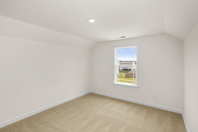 4026 Rampart Way, Spring Hill, TN 37174 - bonus room featuring vaulted ceiling, light colored carpet, and recessed lighting