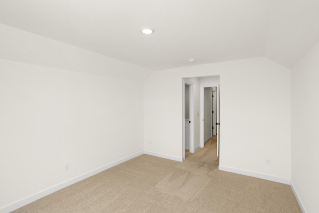 4026 Rampart Way, Spring Hill, TN 37174 - unfurnished room featuring lofted ceiling, light carpet, and recessed lighting