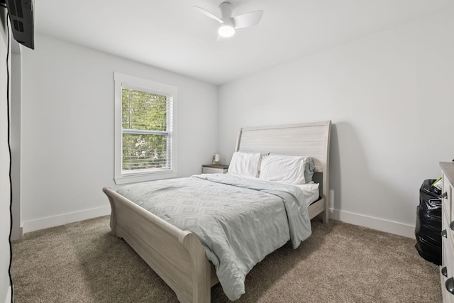 2117 Strombury Dr, Hermitage, TN 37076 - carpeted bedroom with baseboards and a ceiling fan