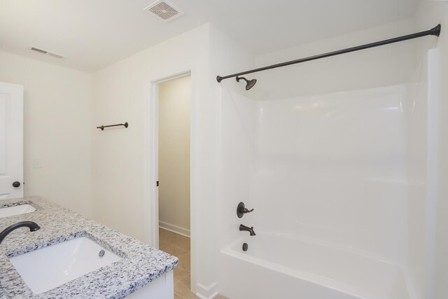 4020 Rampart Way, Spring Hill, TN 37174 - full bath with shower / washtub combination, tile patterned floors, and double vanity