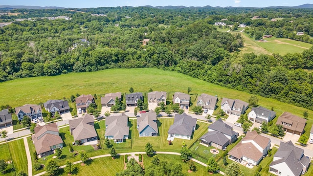 2050 Beamon Dr, Franklin, TN 37064 - aerial view of property and surrounding area with nearby suburban area