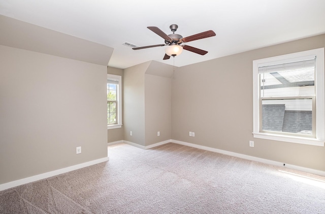 2050 Beamon Dr, Franklin, TN 37064 - additional living space with light colored carpet and ceiling fan