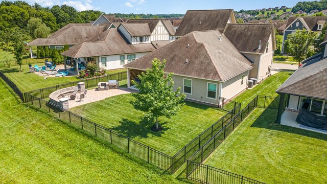 2050 Beamon Dr, Franklin, TN 37064 - aerial view of property and surrounding area