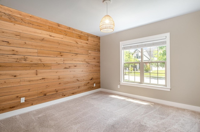 2050 Beamon Dr, Franklin, TN 37064 - carpeted empty room with wooden walls and baseboards