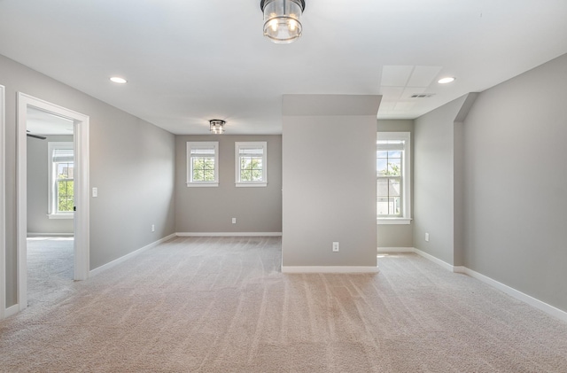 2050 Beamon Dr, Franklin, TN 37064 - empty room featuring light colored carpet and recessed lighting