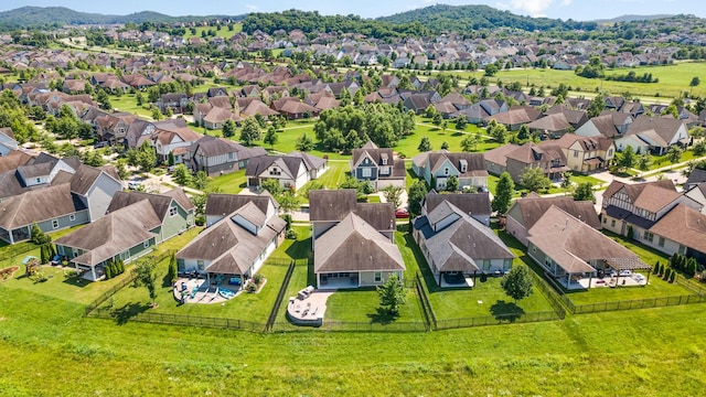 2050 Beamon Dr, Franklin, TN 37064 - aerial view of residential area featuring mountains