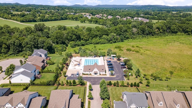 2050 Beamon Dr, Franklin, TN 37064 - aerial perspective of suburban area featuring a pool