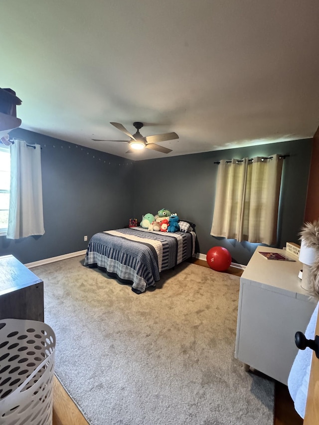 625 College Ave E, Carthage, TN 37030 - bedroom with carpet and ceiling fan