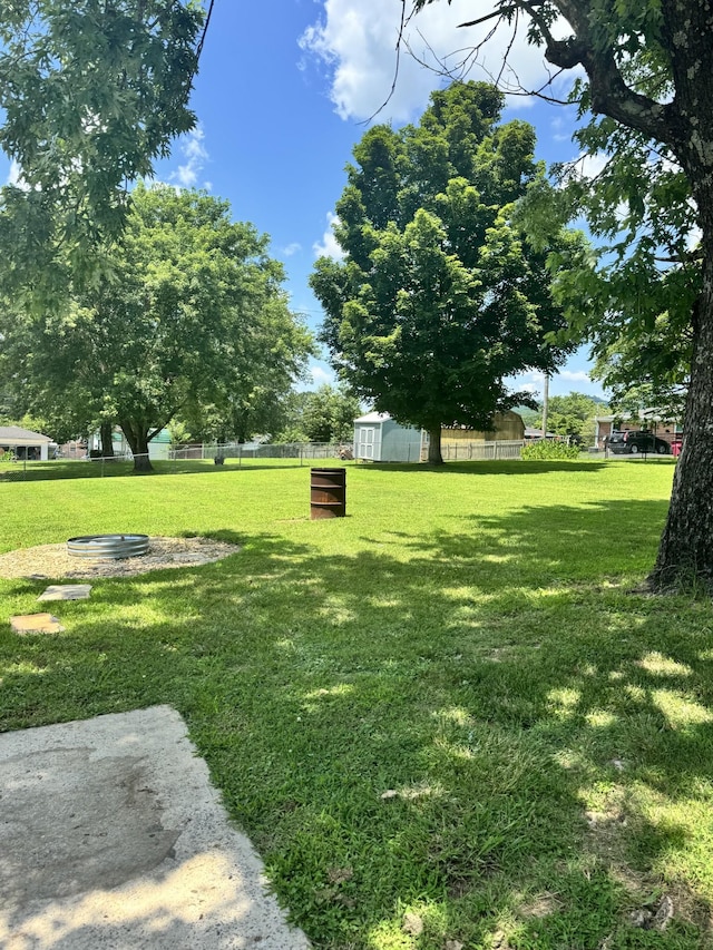 625 College Ave E, Carthage, TN 37030 - view of yard featuring a storage shed