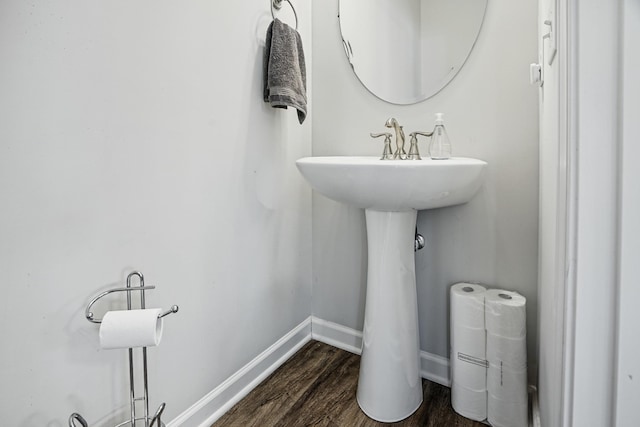 427 Rick Mccormick Dr, La Vergne, TN 37086 - bathroom with wood finished floors and baseboards