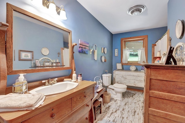 6861 Arno Allisona Rd, College Grove, TN 37046 - bathroom with wood finished floors and vanity