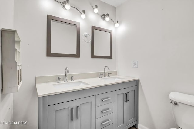 4616 Coile Rd, Knoxville, TN 37918 - bathroom featuring double vanity and toilet