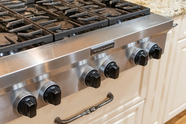 1111 Chickasaw Dr, Brentwood, TN 37027 - kitchen view of stainless steel gas cooktop