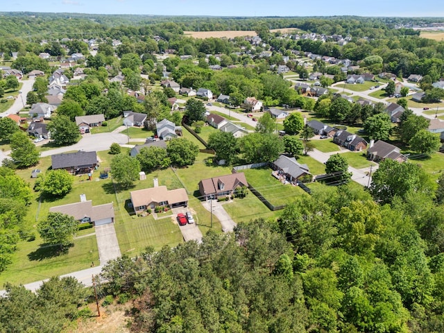 853 Hornbuckle Rd, Clarksville, TN 37043 - aerial perspective of suburban area