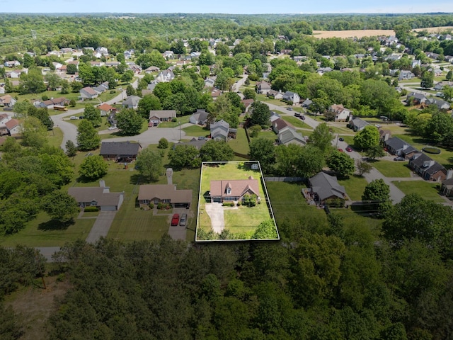 853 Hornbuckle Rd, Clarksville, TN 37043 - aerial view of residential area featuring property boundaries highlighted