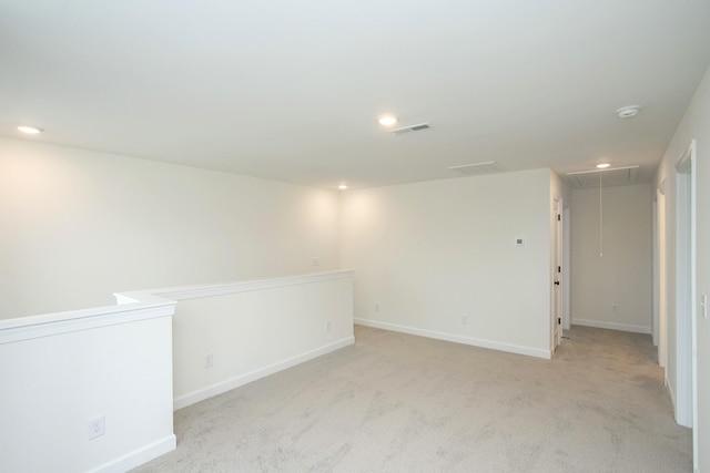 4024 Rampart Way, Spring Hill, TN 37174 - unfurnished room featuring attic access, light carpet, recessed lighting, and a smoke detector