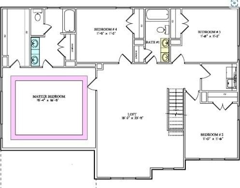 4022 Rampart Way, Spring Hill, TN 37174 - view of room layout