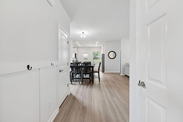 3276 Holiday Ln, Columbia, TN 38401 - hallway featuring light wood-style floors and baseboards