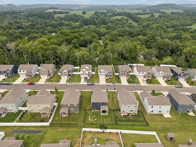 3276 Holiday Ln, Columbia, TN 38401 - aerial perspective of suburban area featuring a forest