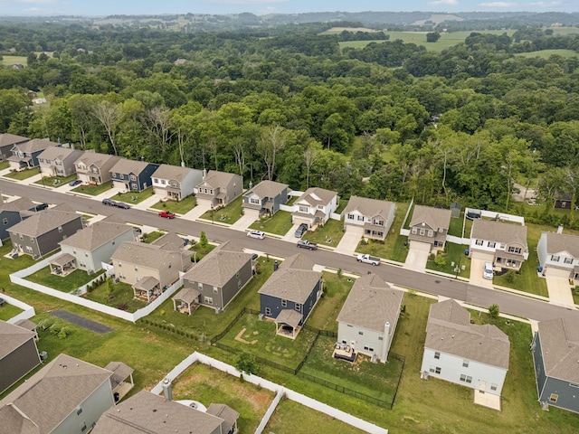 3276 Holiday Ln, Columbia, TN 38401 - aerial view of property and surrounding area with nearby suburban area and a forest