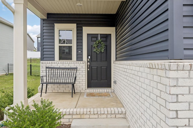 3276 Holiday Ln, Columbia, TN 38401 - entrance to property featuring covered porch and brick siding