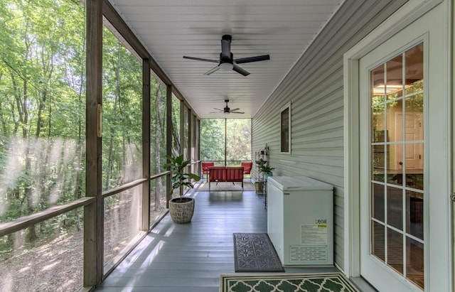 730 Carlew Rd, Waynesboro, TN 38485 - sunroom / solarium featuring a ceiling fan