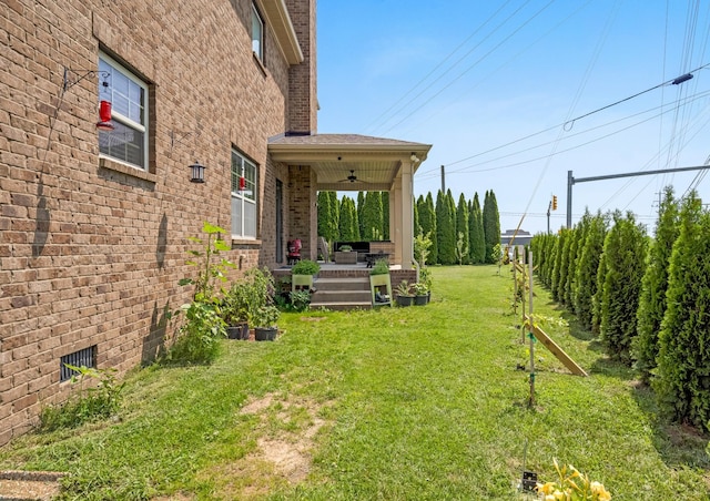 2018 Via Francesco Ct, Spring Hill, TN 37174 - view of grassy yard with ceiling fan