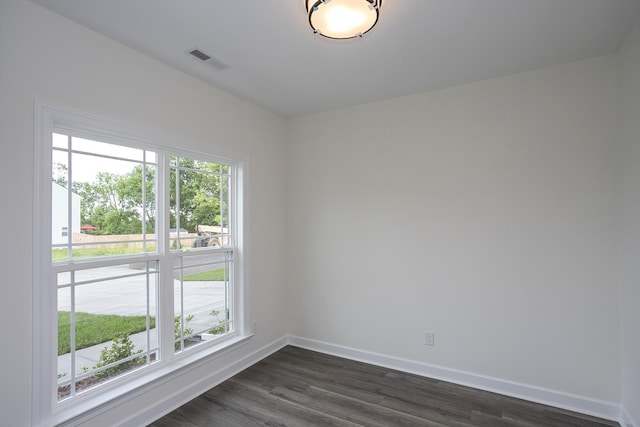 4018 Rampart Way, Spring Hill, TN 37174 - spare room featuring baseboards and dark wood finished floors