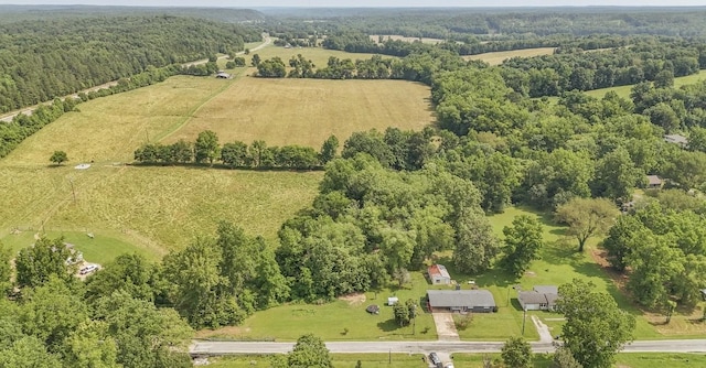 5011 Sunny Acres Dr, Waynesboro, TN 38485 - view of property location featuring rural landscape and a heavily wooded area