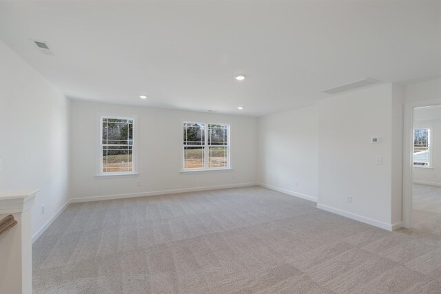 4016 Rampart Way, Spring Hill, TN 37174 - spare room with light colored carpet, plenty of natural light, and recessed lighting