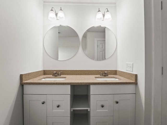 227 Shady Grove Rd, Manchester, TN 37355 - bathroom featuring double vanity