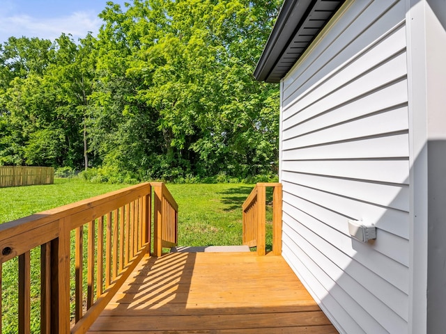 227 Shady Grove Rd, Manchester, TN 37355 - wooden terrace with a lawn