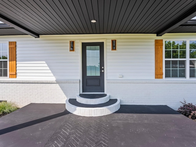 227 Shady Grove Rd, Manchester, TN 37355 - property entrance featuring brick siding