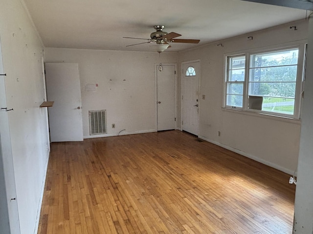 902 Mcarthur St, Manchester, TN 37355 - unfurnished room featuring light wood-type flooring and ceiling fan