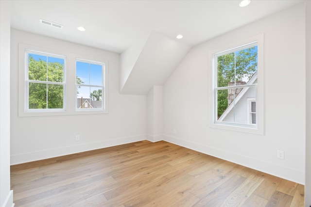 1135 Delmas Ave, Nashville, TN 37216 - additional living space with light wood-style floors, recessed lighting, and lofted ceiling