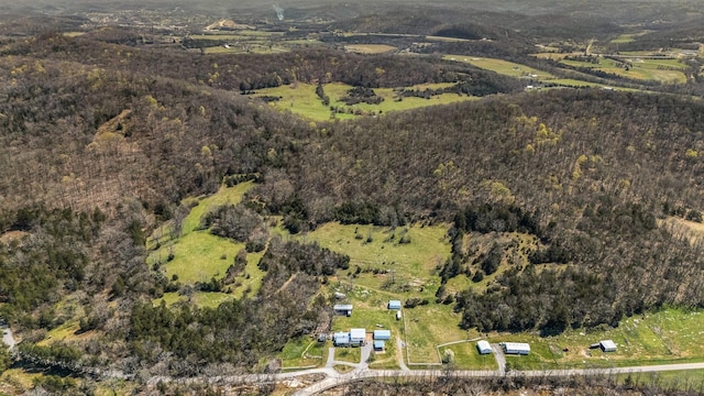 1036 Locke Creek Rd, Readyville, TN 37149 - aerial view of property's location featuring a heavily wooded area