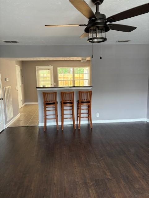 348 Arapaho Dr, Murfreesboro, TN 37128 - spare room featuring a ceiling fan and wood finished floors