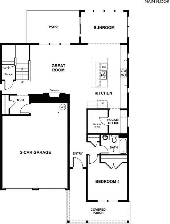 26 Cowan Ct, Mount Juliet, TN 37122 - view of floor plan / room layout