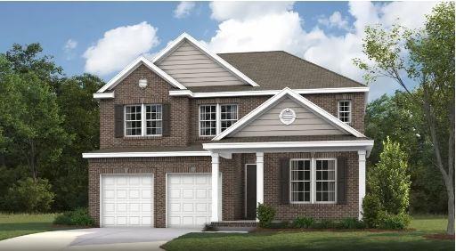 26 Cowan Ct, Mount Juliet, TN 37122 - view of front of house with brick siding, an attached garage, and driveway