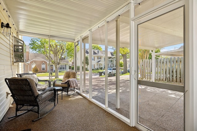 2016 Roderick Cir, Franklin, TN 37064 - sunroom featuring a residential view and plenty of natural light